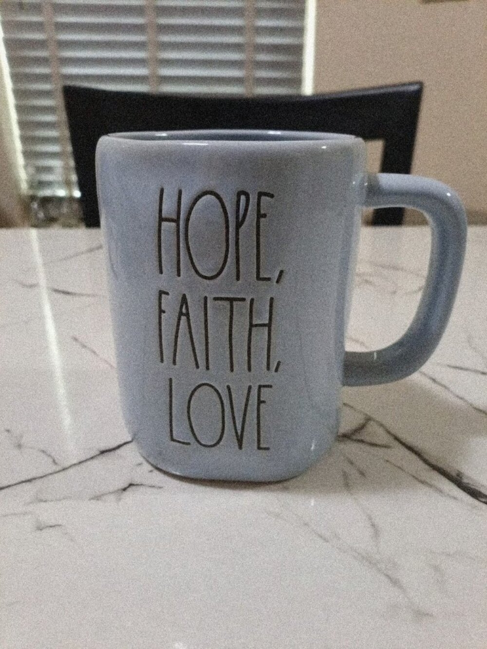 Rae Dunn Hope Faith Love Coffee Mug